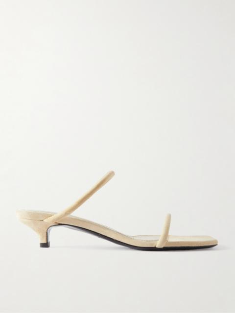 TOTEME The Minimalist Suede Sandals