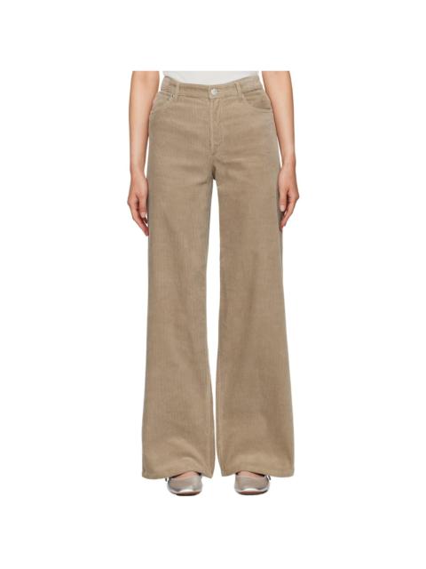 A.P.C. Beige Elisabeth Jeans