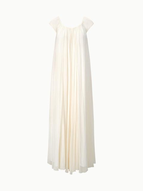 STAUD STAUD LEDA DRESS IVORY
