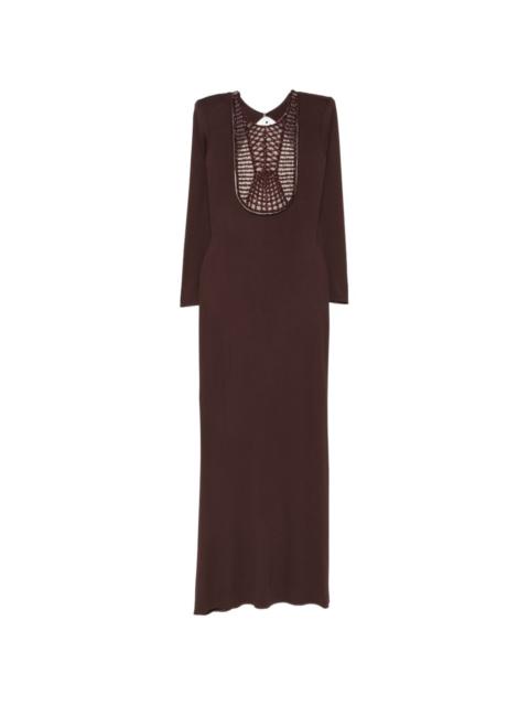 ELISABETTA FRANCHI Red Carpet maxi dress