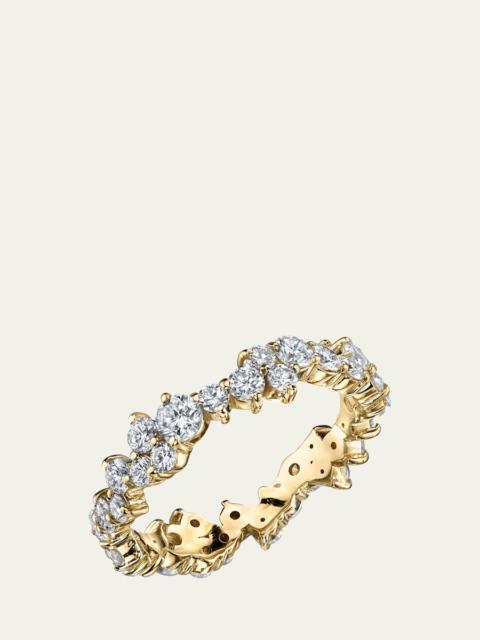 SYDNEY EVAN 14K Gold And Diamond Statement Eternity Ring