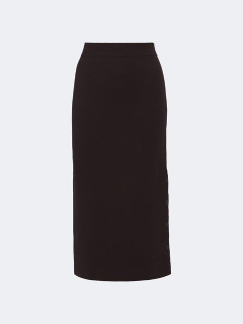 Max Mara Wool and cashmere midi skirt