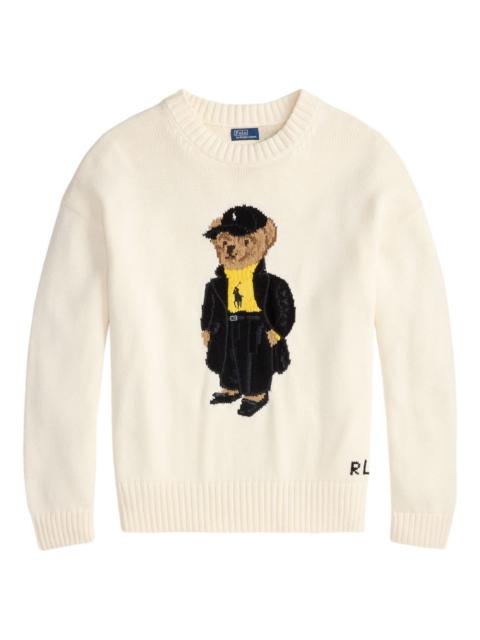 Polo Ralph Lauren Polo Bear-embroidered crew-neck sweater