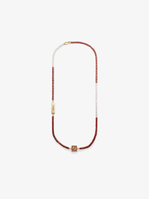 FENDI Necklace in shades of red
