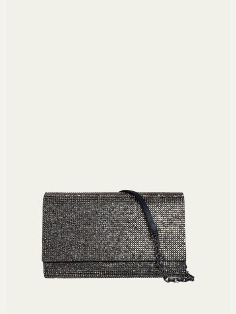 JUDITH LEIBER Fizzoni Full-Beaded Clutch Bag