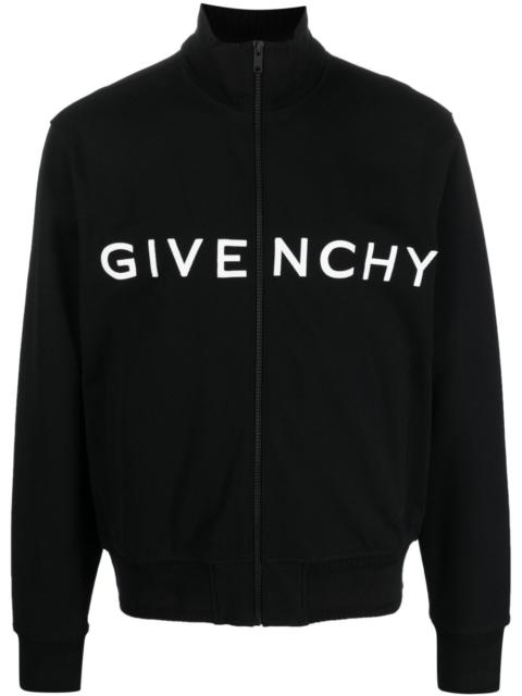 Givenchy logo-print zipped jacket