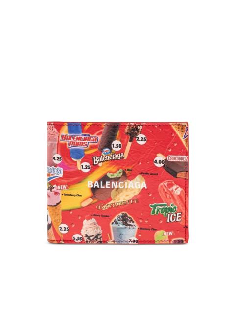 BALENCIAGA ice cream print wallet