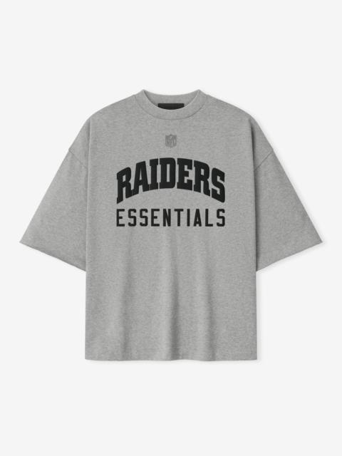 ESSENTIALS Raiders 90s 3/4 Sleeve Football Tee