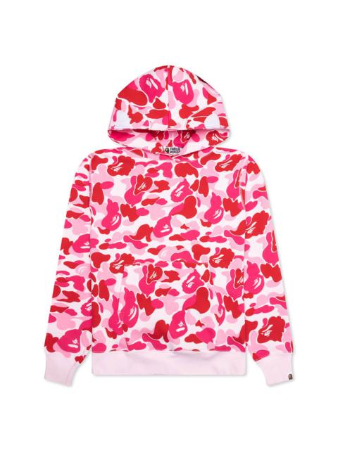 A BATHING APE® ABC CAMO 2ND APE PULLOVER HOODIE - PINK