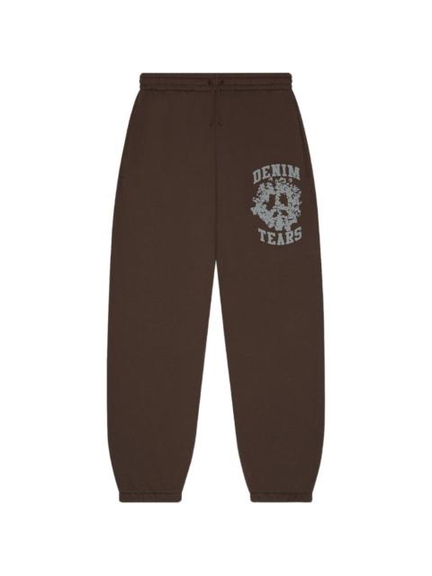 DENIM TEARS University logo-detail track pants