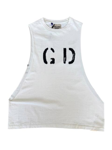 GALLERY DEPT. French Logo Sleeveless T-Shirt "White & Black" GD405