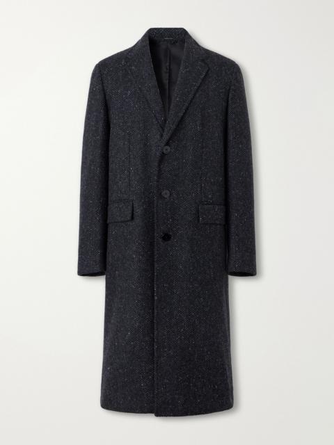 GUCCI Wool-Chevron Coat Gray