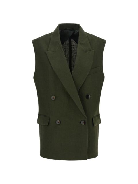 Max Mara Aia double-breasted waistcoat