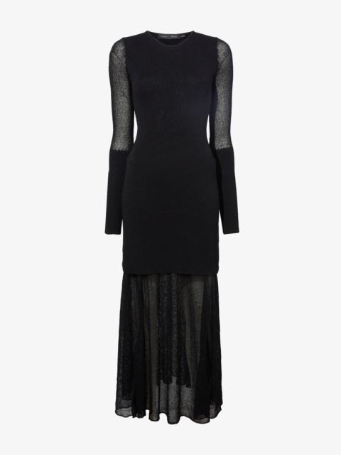 Proenza Schouler Anita Dress in Knit Sheer Mesh