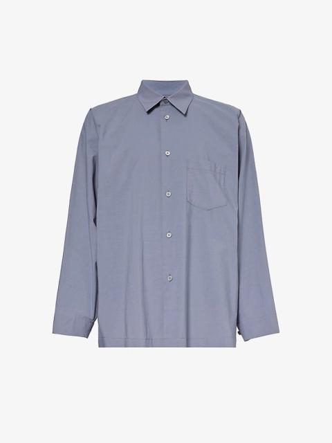 Streamline relaxed-fit cotton-poplin shirt