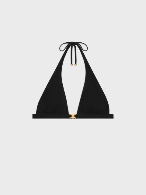 CELINE triomphe triangle top in matte jersey