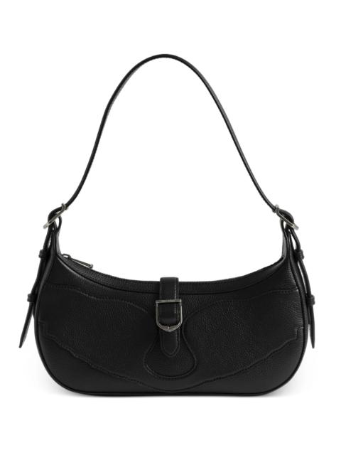 Zadig & Voltaire Zadig & Voltaire Moonrise Buckle-detail Curved Shoulder Bag