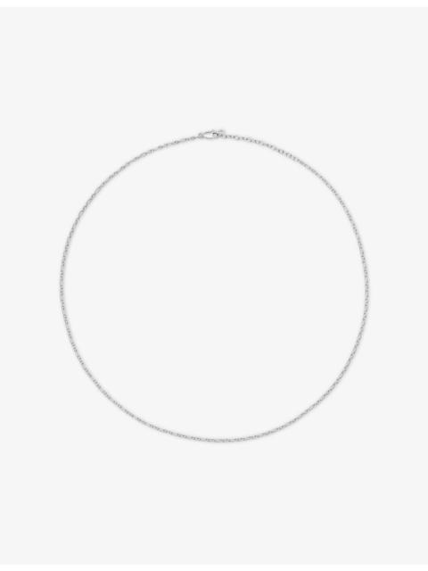 MONICA VINADER Textured Link Sterling-Silver Chain Necklace