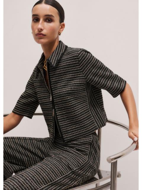 ME+EM AM-PM Zip-Front Top
