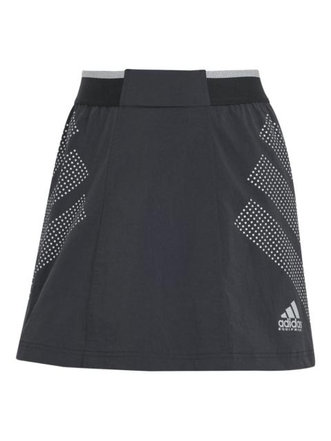 adidas logo-print mini skirt