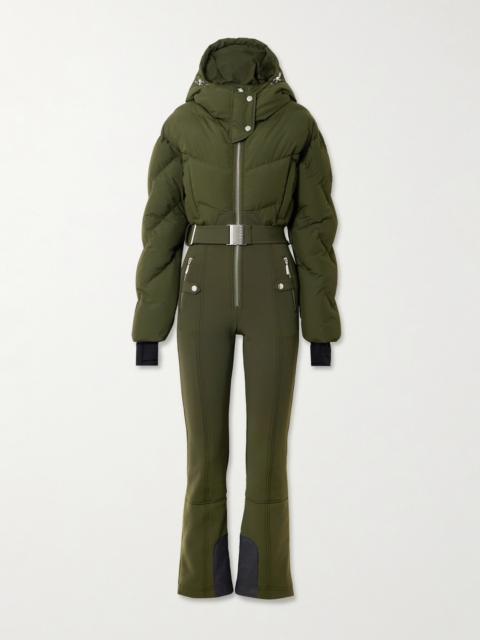 CORDOVA Ajax Hooded Belted Recycled Quilted Down Ski Suit