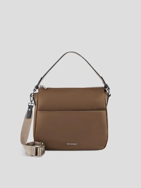 BOGNER Klosters Isalie hobo bag in Coffee