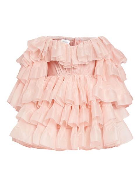 GIAMBATTISTA VALLI ruffled off-shoulder mini dress