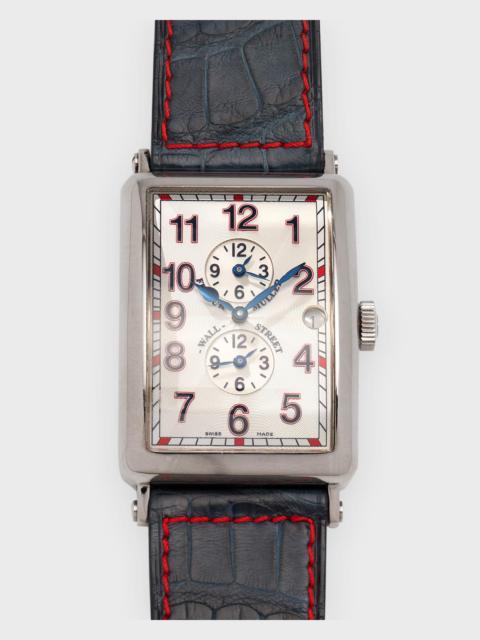 FRANCK MULLER 18K White Gold Long Island Master Banker Watch