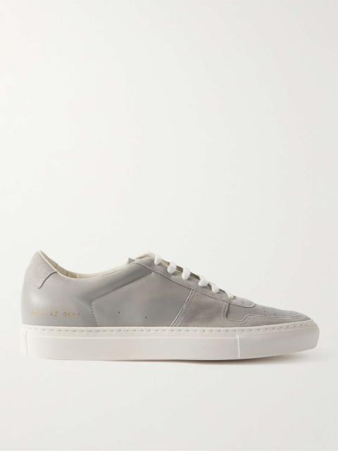BBall Duo Suede-Trimmed Leather Sneakers