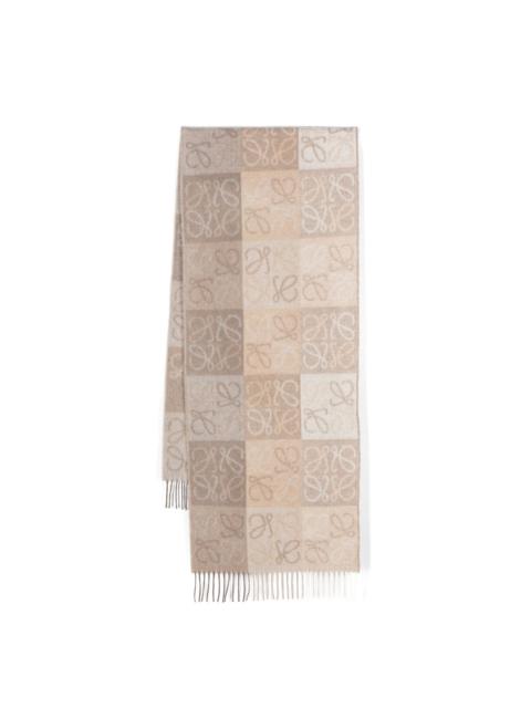 Loewe Anagram-jacquard scarf