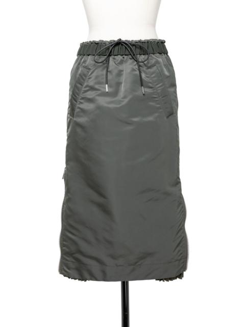 Nylon Twill Skirt