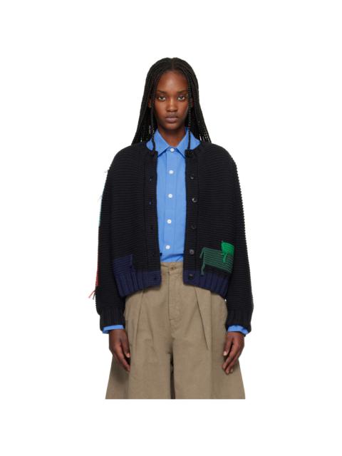 YMC Black Atomic Cardigan