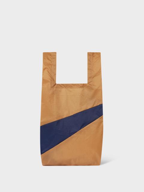 Camel & Navy 'The New Shopping Bag' by Susan Bijl - Small