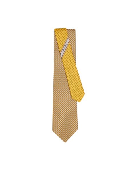 FERRAGAMO print silk tie