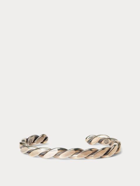 RRL by Ralph Lauren Twisted Sterling Sliver Cuff