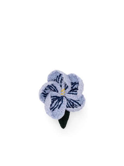 Alanui `Hibiscus Embroidered` Brooch