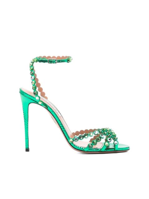 120mm Tequila crystal-embellished stiletto sandals