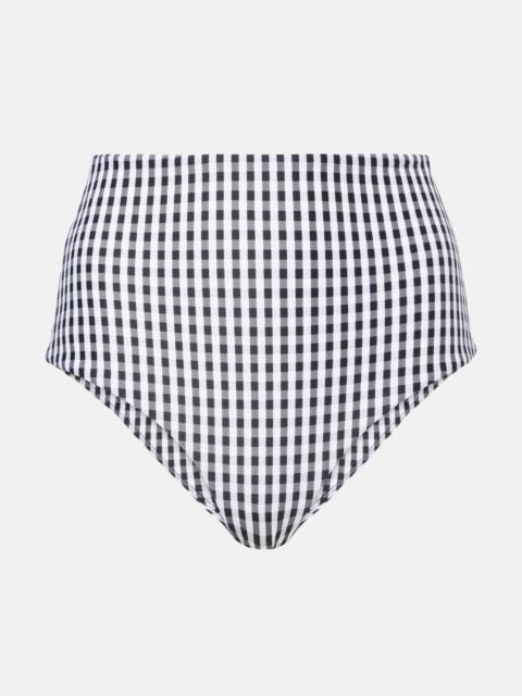 FAITHFULL Reyes gingham bikini bottoms