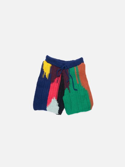 The Elder Statesman ACID HAND KNIT SHORT