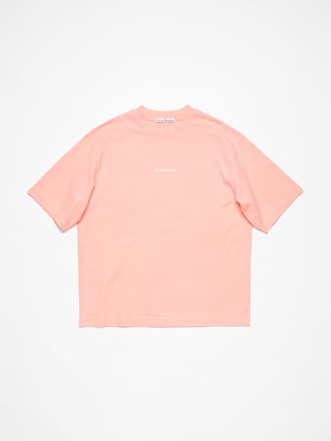 Acne Studios T-shirt logo - Pale Pink