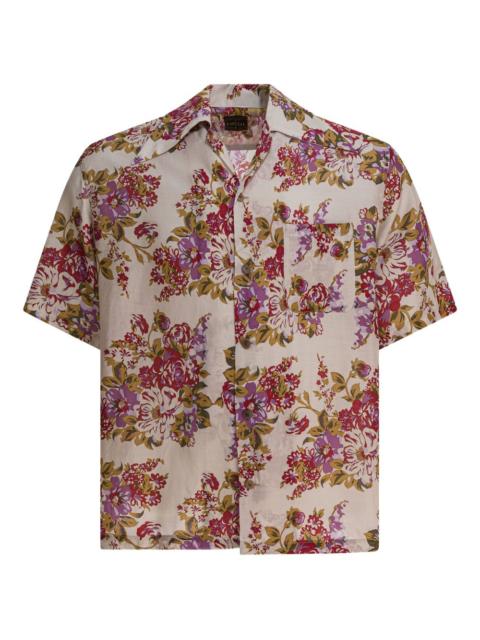 Kapital floral-print short-sleeve shirt