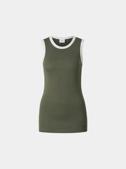 BOGNER Niki tank top in Olive green