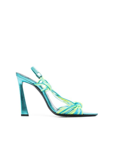 SAINT LAURENT Gippy 120mm knot-detail pumps