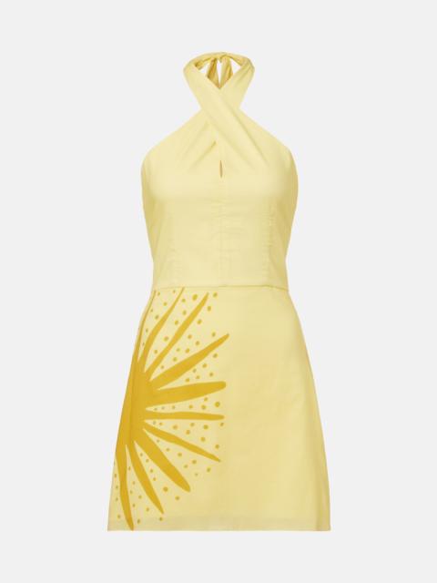 CALA de la CRUZ Veneta printed cotton minidress