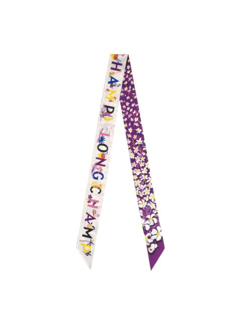 Longchamp Hawaiian Flowers Headband Violet - OTHER