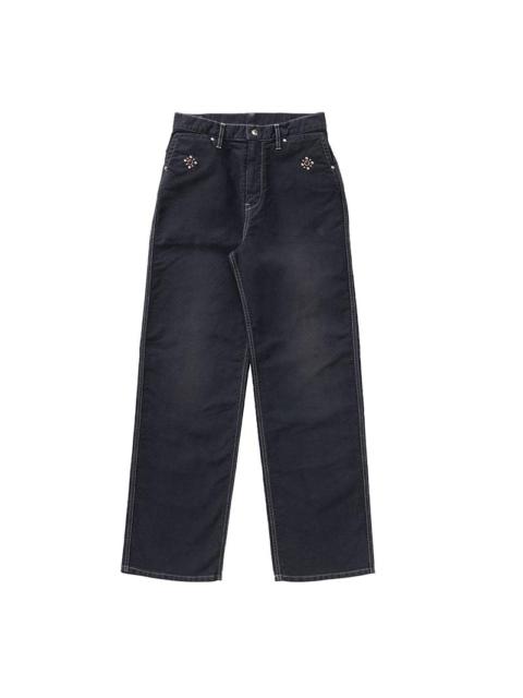 visvim SWAIN STUDDED G.CORDS W BLACK