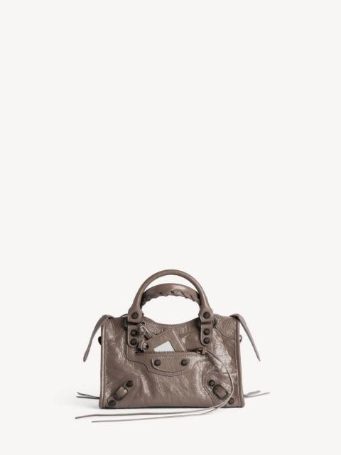 BALENCIAGA Women's Le City Bag Mini in Dark Noix