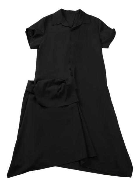 Yohji Yamamoto wool midi dress