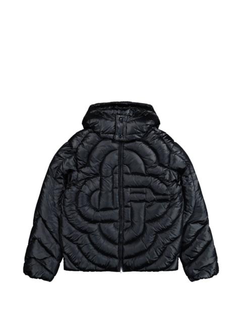 CASABLANCA monogram-quilted puffer jacket
