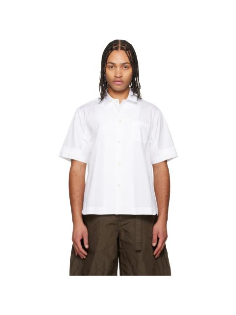 sacai Off-White Poplin Shirt